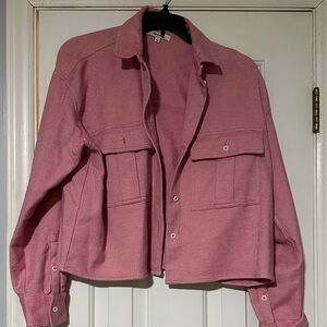 Madewell Pink Utility Jacket